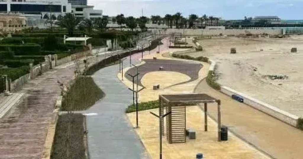 ممشى سياحى جديد بمركز مارينا السياحى