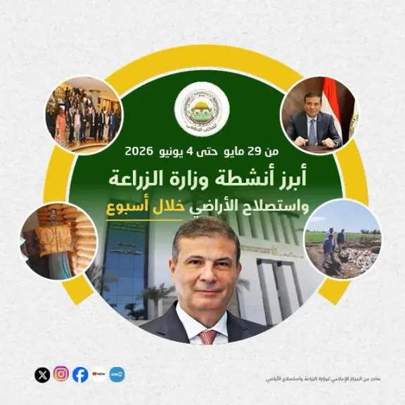 ”الزراعة” تستعرض جهودها في دعم المزارعين وتحقيق الأمن الغذائي