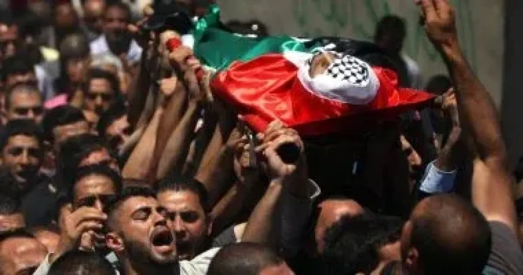 استشهاد فلسطيني