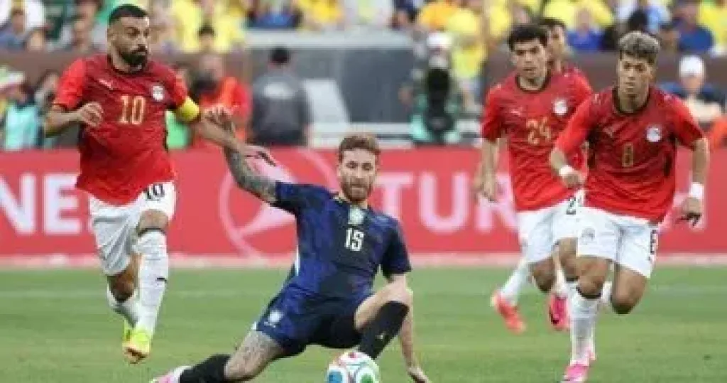 مباراة مصر والبرازيل 