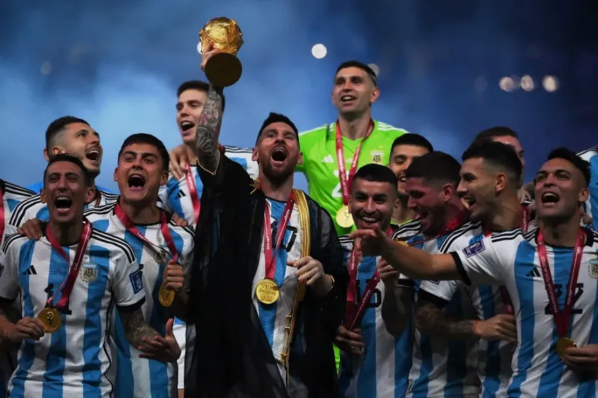 تتويج الأرجنتين بكأس العالم في قطر