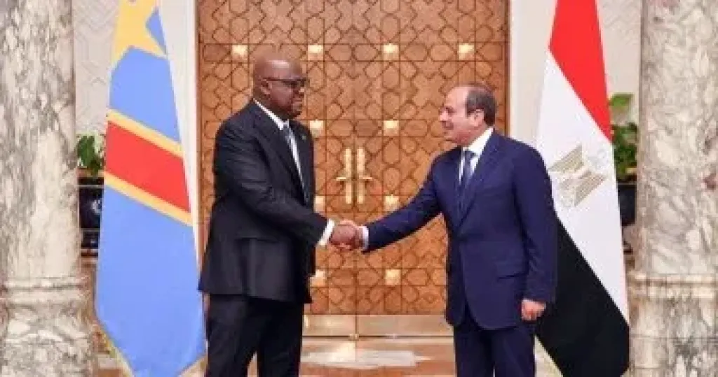  الرئيس السيسي و رئيس جمهورية الكونغو  