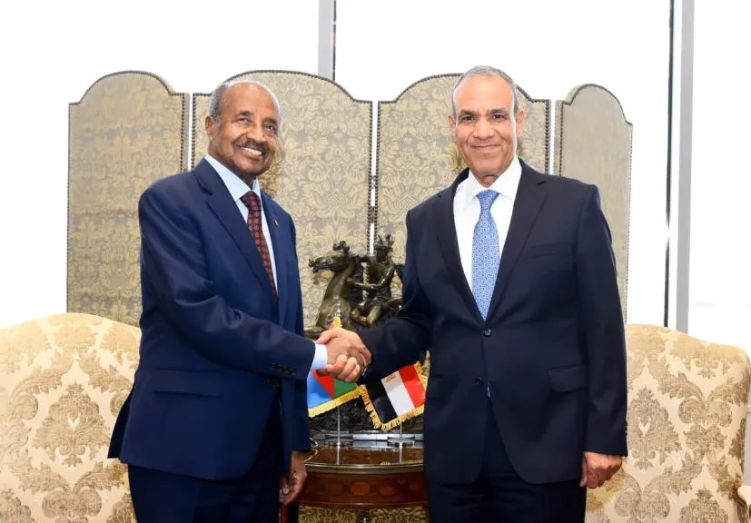 وزير الخارجية يستقبل نظيره الإريتري