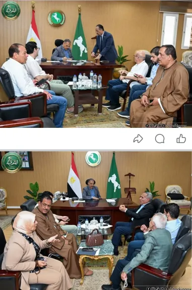 نواب البرلمان والاشمونى الشيوخ