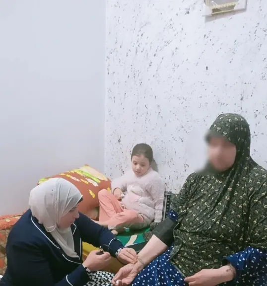 جانب من الزيارات 