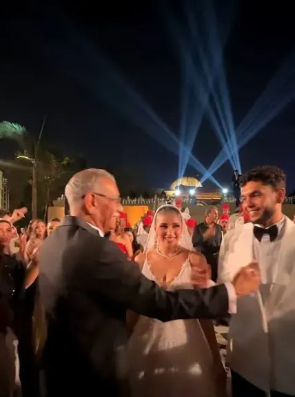 حفل زفاف نجل الفنان سيد رجب