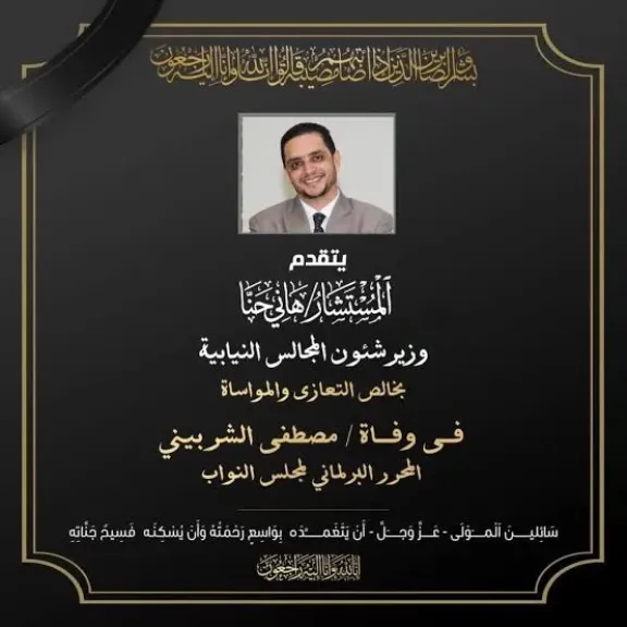 الصحفي البرلماني مصطفى الشربيني
