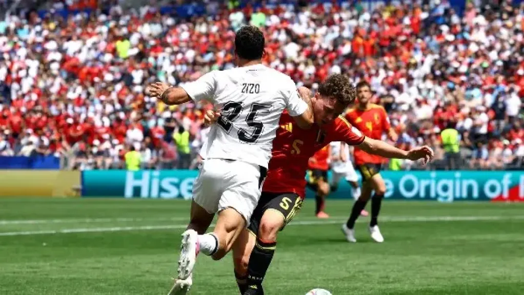 منتخب مصر و بلجيكا 