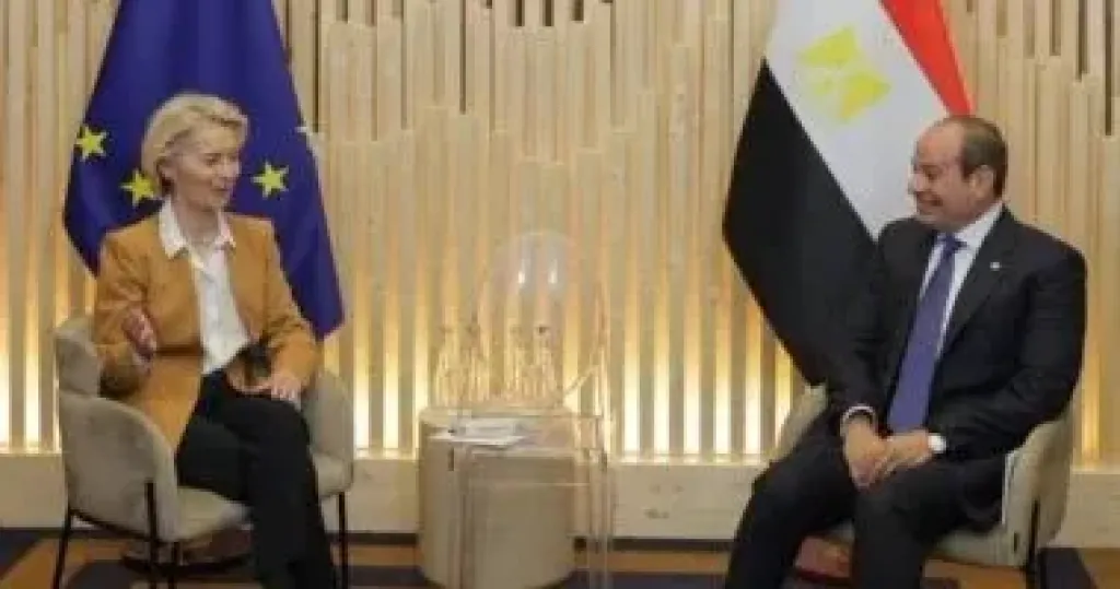 الرئيس السيسى واوروسولا فون دير لاين