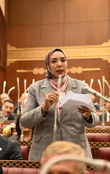 وفاء رشاد عضو مجلس الشيوخ