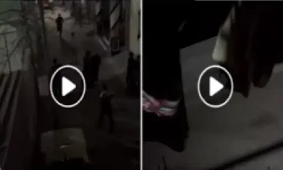 لقطة من الفيديو المتداول حول المشاجرة
