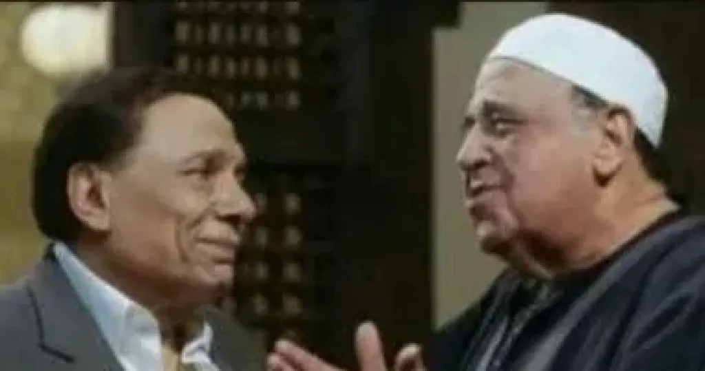 حسن مصطفى وعادل إمام