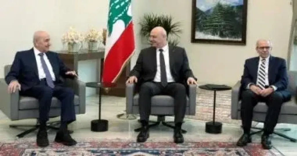 عون ونواف سلام ونبيه برى