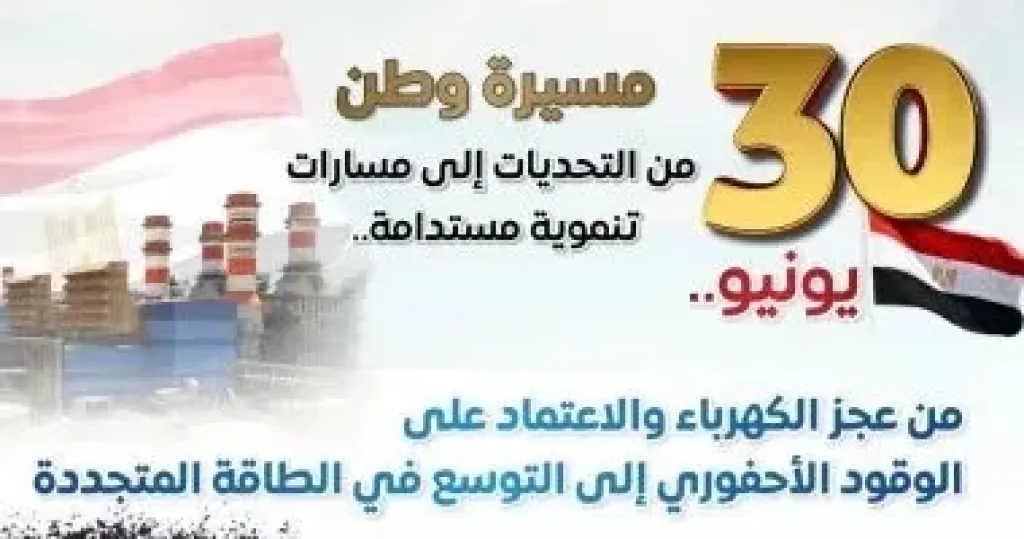 مجلس الوزراء يرصد أوضاع الكهرباء قبل "٣٠ يونيو" وبعدها