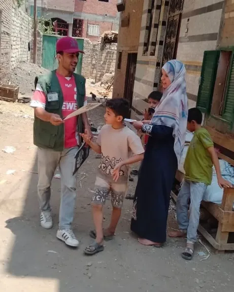 جانب من حملات التوعية 