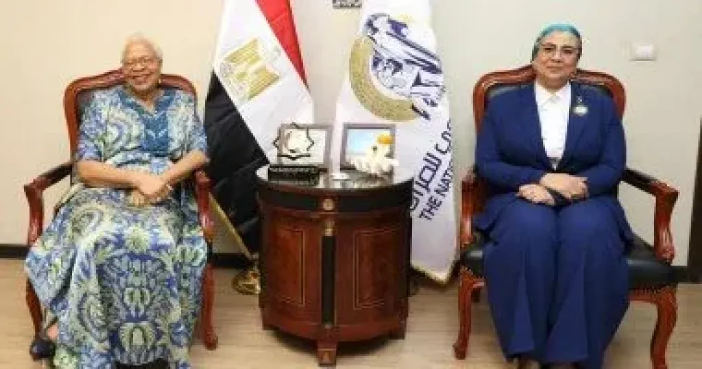 المستشارة أمل عمار تستقبل جراسا ماشيل لبحث تعزيز التعاون في مجال تمكين المرأة بالقارة الأفريقية