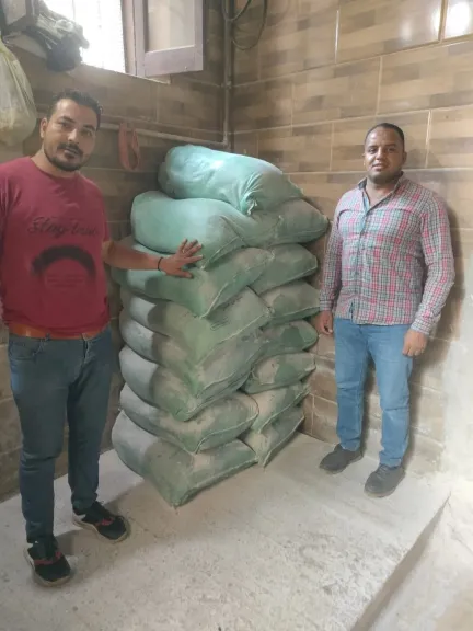 جانب من المضبوطات 