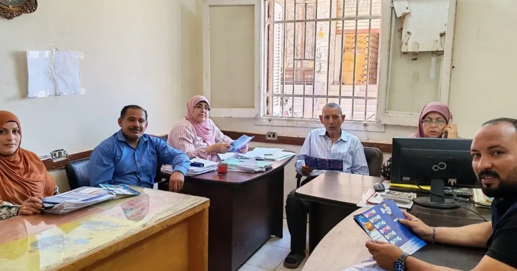 جانب من ورش السباكة 