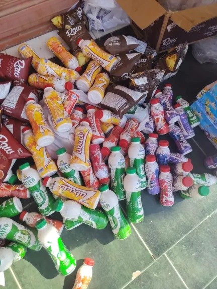 جانب من المضبوطات 