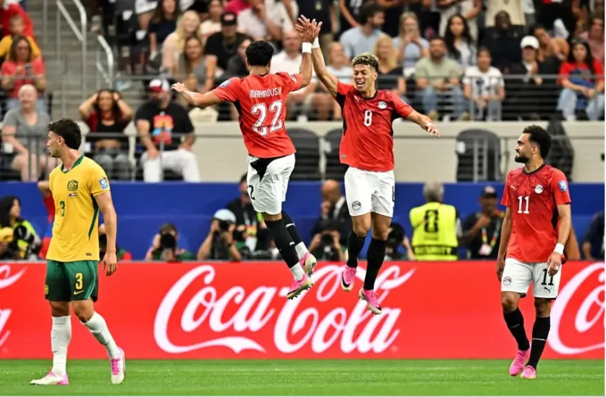 منتخب مصر أمام استراليا