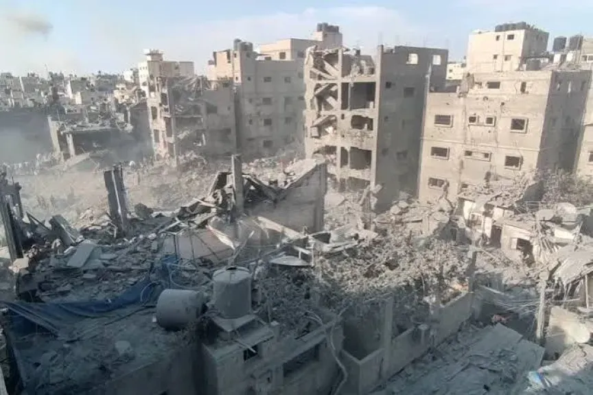 دمار قطاع غزة جراء العدوان الإسرائيلى