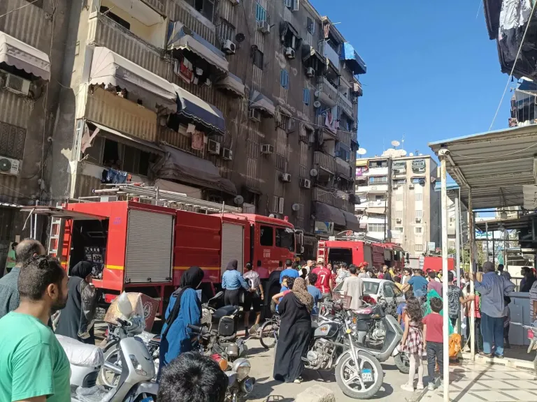 حريق وحدة سكنية
