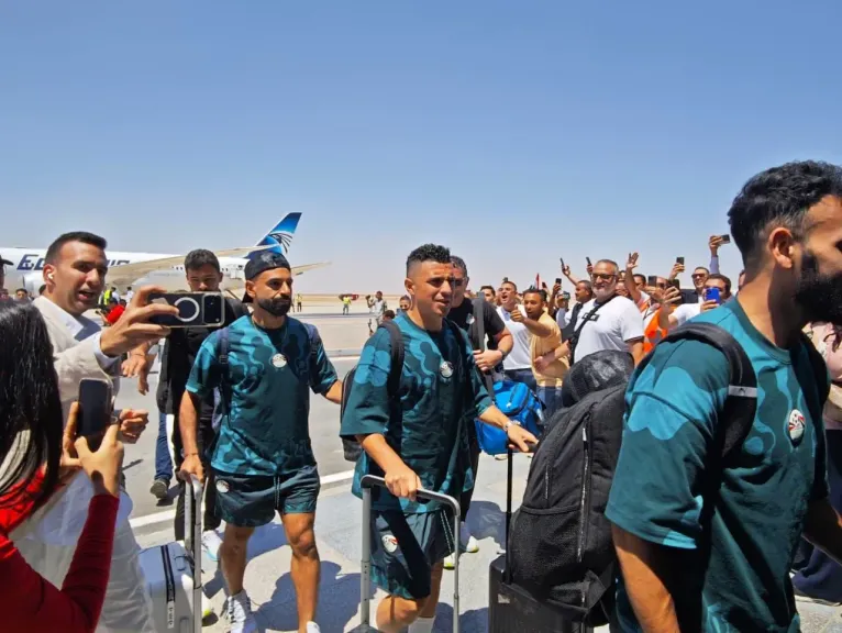 استقبال منتخب مصر