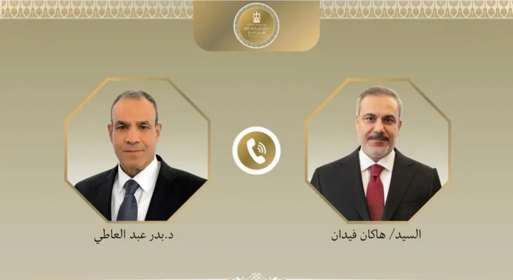 وزير الخارجية يبحث مع نظيره التركي