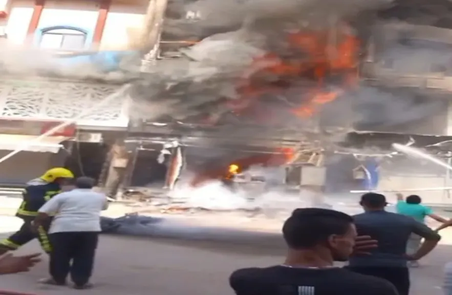 حريق مطعم