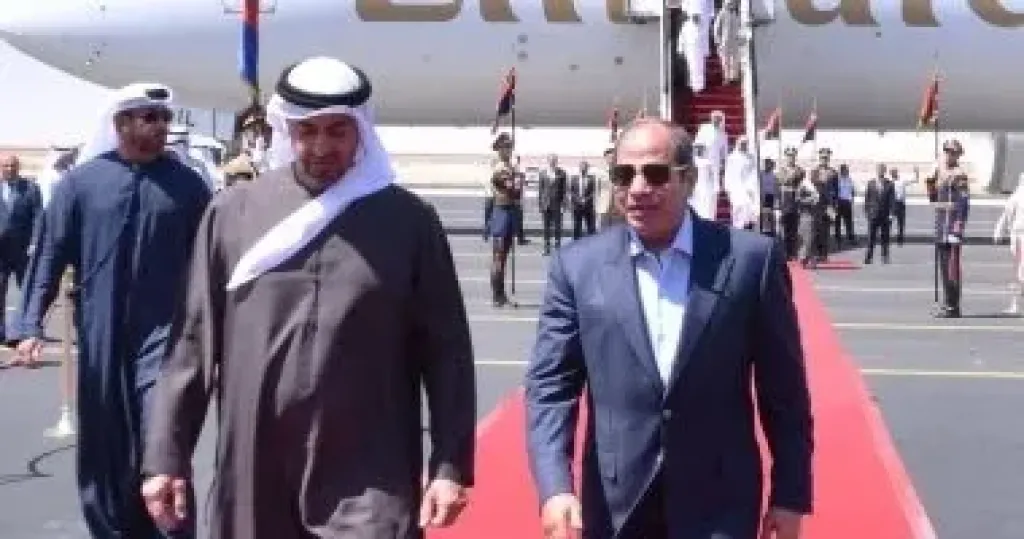 الرئيس السيسى والشيخ محمد بن زايد