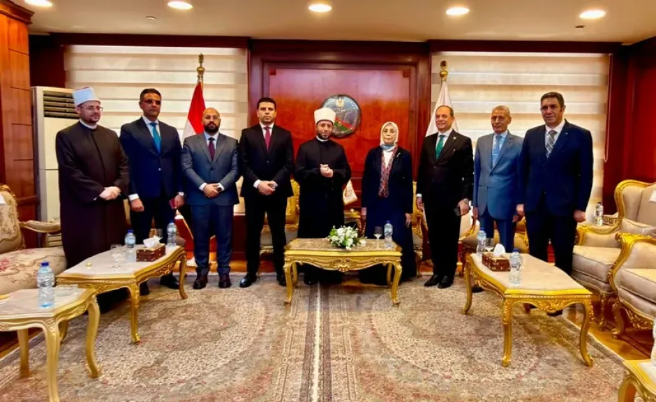 رئيسة النيابة الإدارية تستقبل وزير الأوقاف