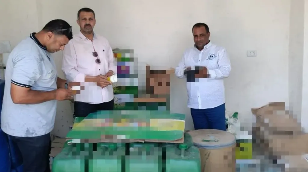 جانب من المضبوطات 