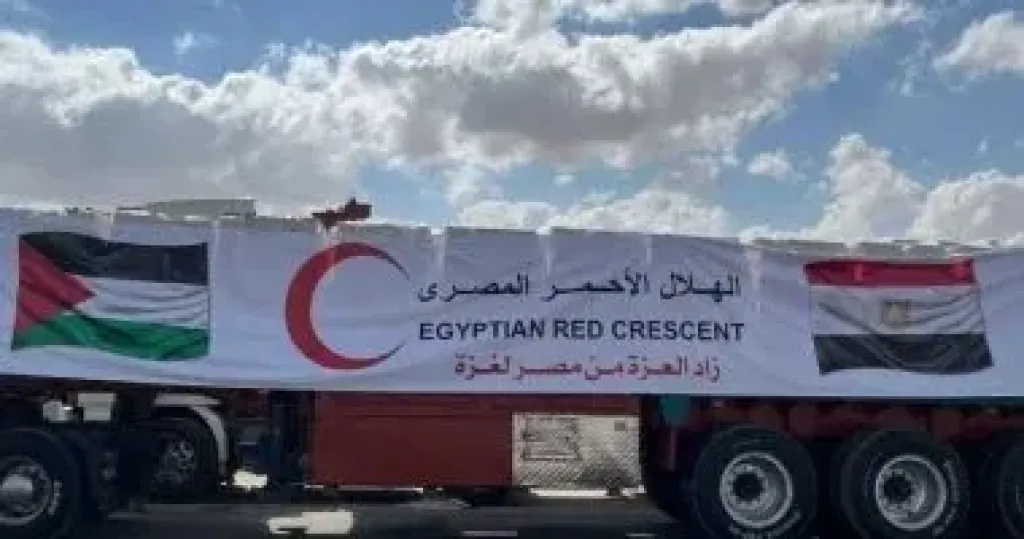 قافلة الهلال الأحمر