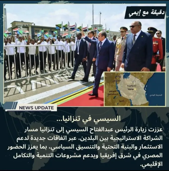 زيارة الرئيس عبد الفتاح السيسي إلى تنزانيا