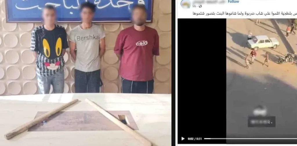 خلاف على ركن دراجة نارية يتحول إلى معركة بالعصي أمام نادٍ في مدينة بدر
