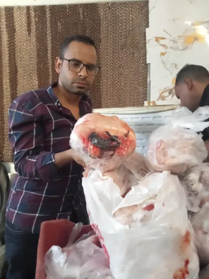 جانب من المضبوطات 