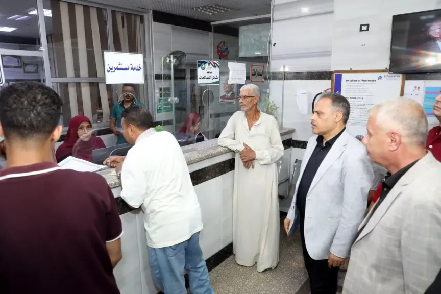 جانب من متابعة المركز التكنولوحى