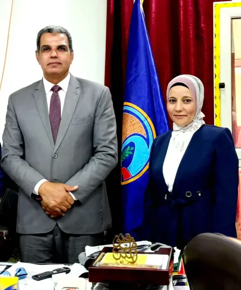 التهنئة إلى الأستاذة سهير زعتر بمناسبة تجديد الثقة