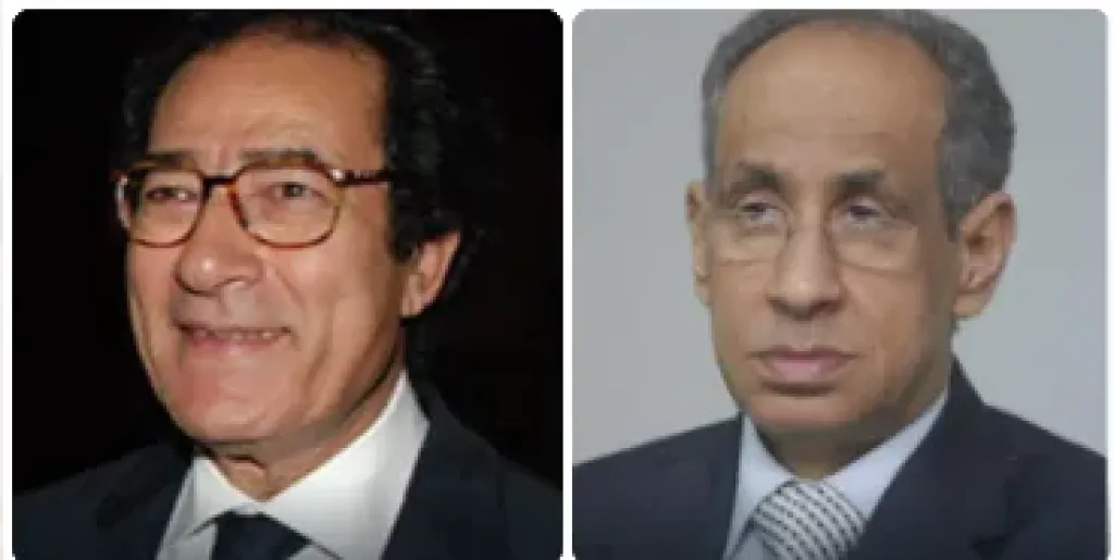 الدكتور صفي الدين خربوش وفاروق حسنى 