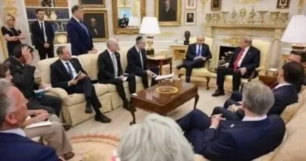 ترامب مع نتنياهو في البيت الأبيض