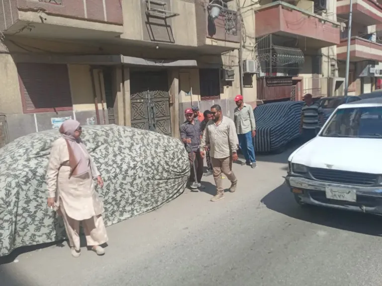 جانب من متابعه اشغالات 