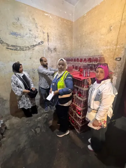 جانب من المضبوطات  