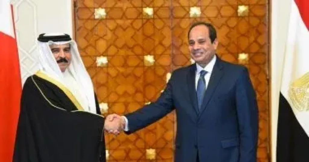 السيد الرئيس عبد الفتاح السيسي و الملك حمد بن عيسى آل خليفة عاهل مملكة البحرين