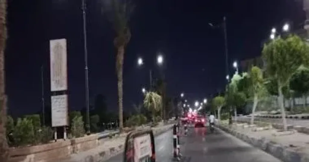 غلق جزئى لشارع جامعة الدول العربية بتقاطعه مع شارع شهاب