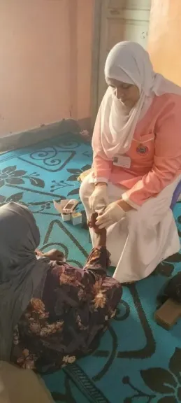 جانب من الزيارات 