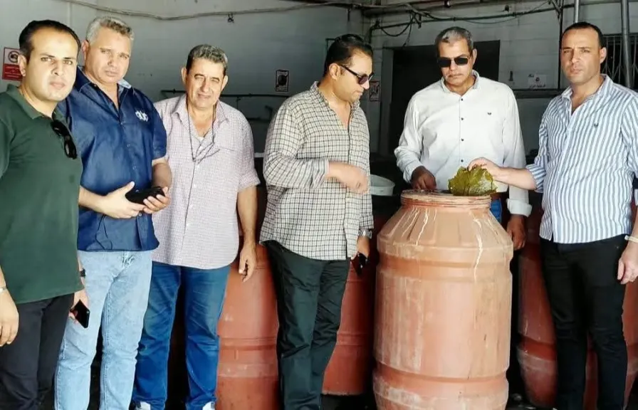ضبط 50 طن ورق عنب غير صالحة للاستهلاك الآدمي و6 طن مخصبات زراعية مجهولة المصدر بالبحيرة 