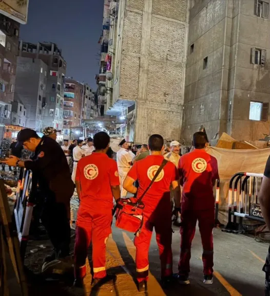 انهيار منزل حدائق القبة