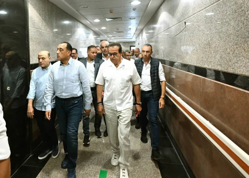 جولة الدكتور مصطفى مدبولي، رئيس مجلس الوزراء مشروع مستشفى السنطة المركزى الجديد