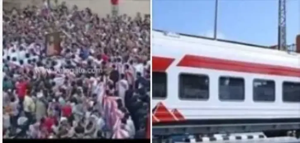 القطار الثالث استعدادًا لاحتفالات السيدة العذراء بأسيوط