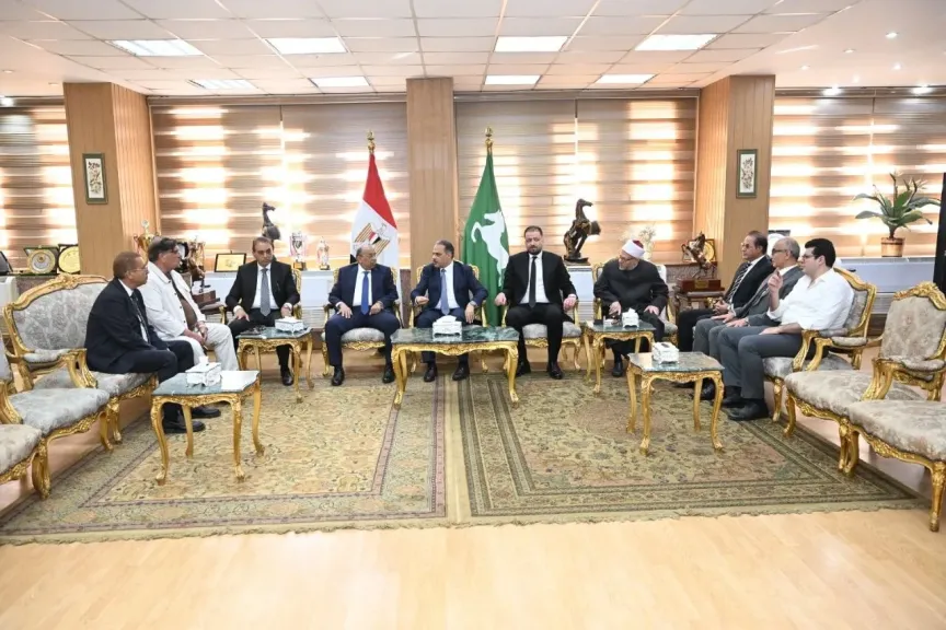 جانب من وفد حزب الجبهة الوطنية 